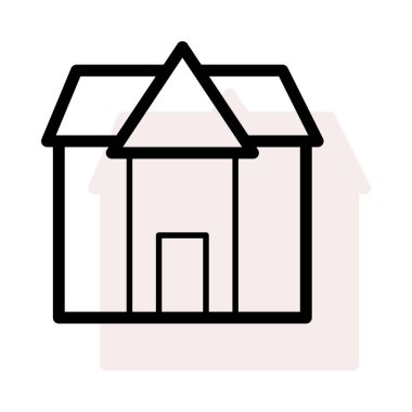 ev simgesi vektör illüstrasyonu 