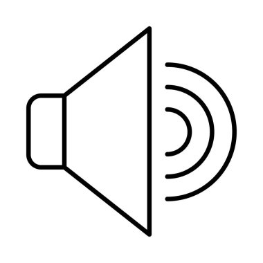 ses simgesi vektör illüstrasyonu 