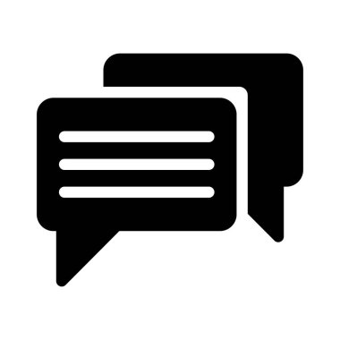 ileti ikonu vektör illüstrasyonu 