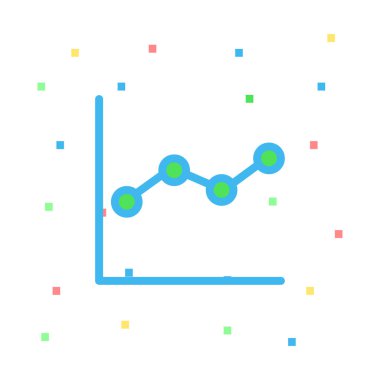 Moleküler simge vektör çizim 
