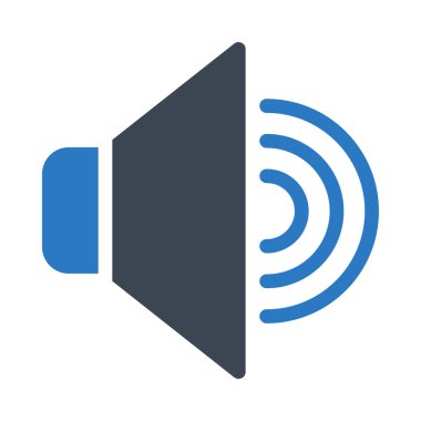 ses simgesi vektör illüstrasyonu 