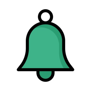 Çan simgesi vektör illüstrasyonu 