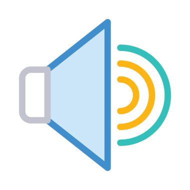 Ses, ses simge vektör çizim 