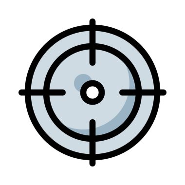 hedef simge vektör illüstrasyonu 