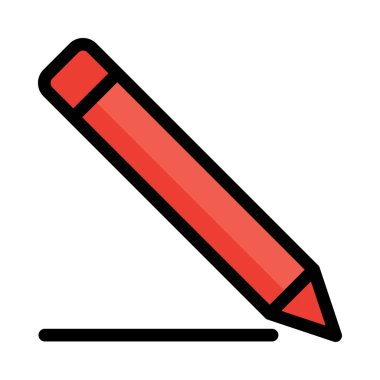 kalem simgesi vektör illüstrasyonu 