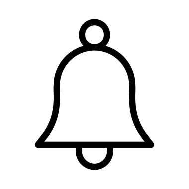 Çan simgesi vektör illüstrasyonu 