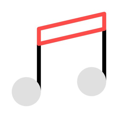 melodi simge vektör çizim 