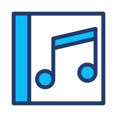 melodi simge vektör çizim 