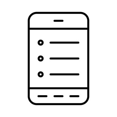 Telefon simgesi vektör illüstrasyonu 