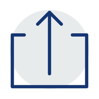 Web simge vektör çizim upload 