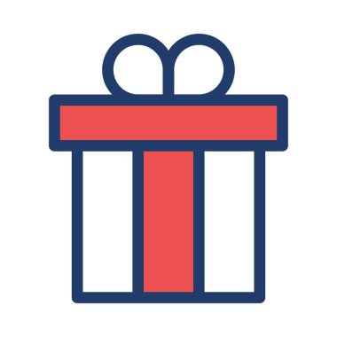 hediye simgesi vektör illüstrasyonu 