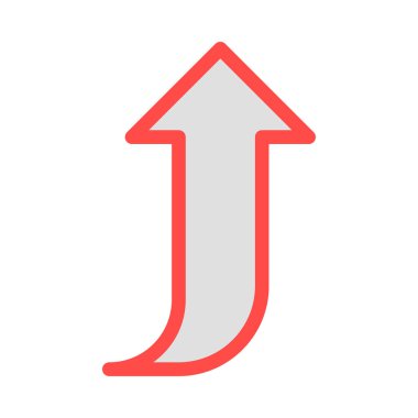 Web simge vektör çizim dönük ok 