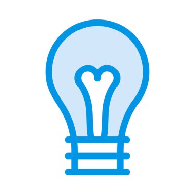 ampul web simge vektör çizim 