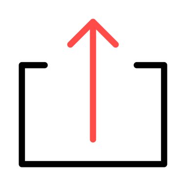 Web simge vektör çizim upload 