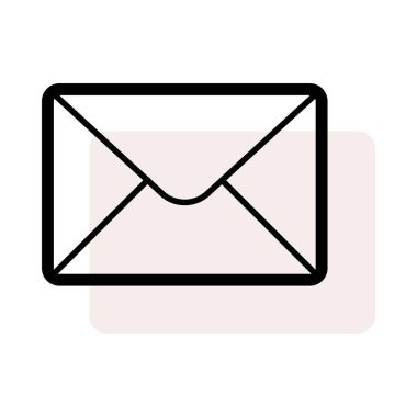 zarf simgesi vektör illüstrasyonu 