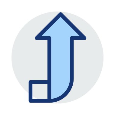 ok simgesi vektör illüstrasyonu 