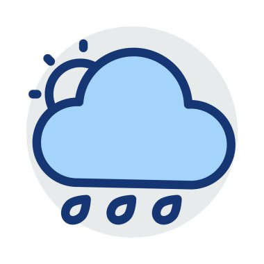 hava simgesi vektör illüstrasyonu 