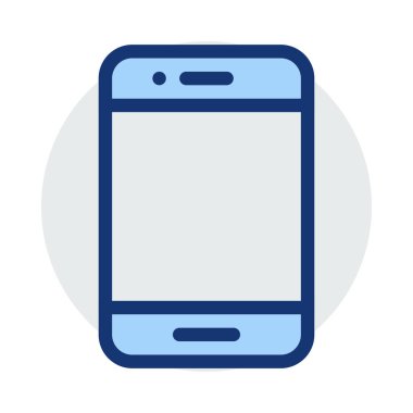 Telefon simgesi vektör illüstrasyonu  