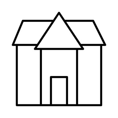 ev simgesi vektör illüstrasyonu 