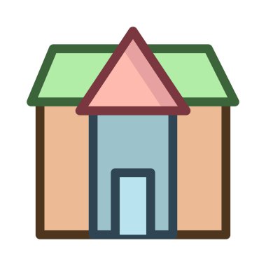 ev simgesi vektör illüstrasyonu 