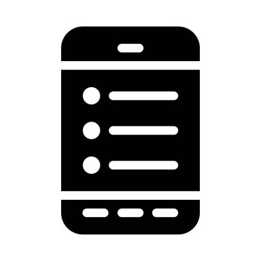 Telefon simgesi vektör illüstrasyonu 