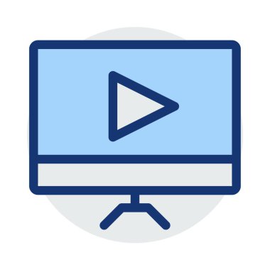 oyuncu simge vektör çizim 