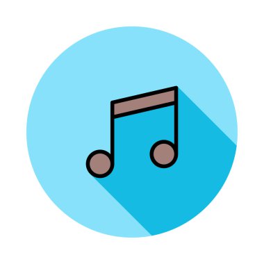 melodi simge vektör çizim 