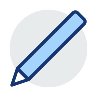 kalem simgesi vektör illüstrasyonu 