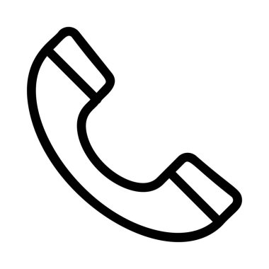 Telefon simgesi vektör illüstrasyonu 