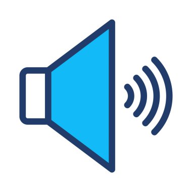 hoparlör simgesi vektör çizim 