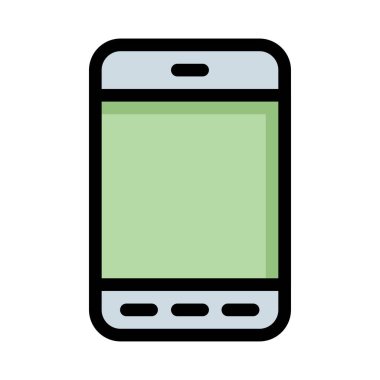 Telefon simgesi vektör illüstrasyonu 