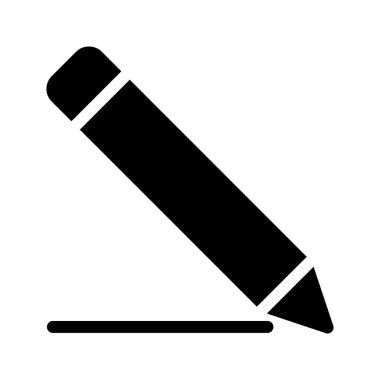 Hatta beyaz arka plan ile kalem 