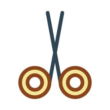 makas simgesi vektör illüstrasyonu 