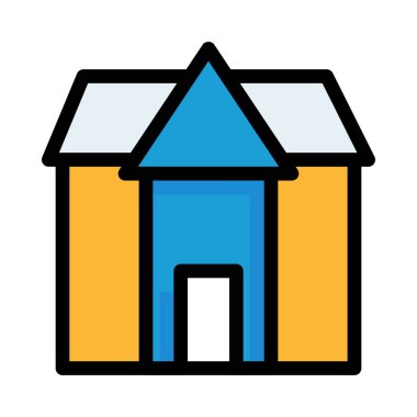 ev simgesi vektör illüstrasyonu 