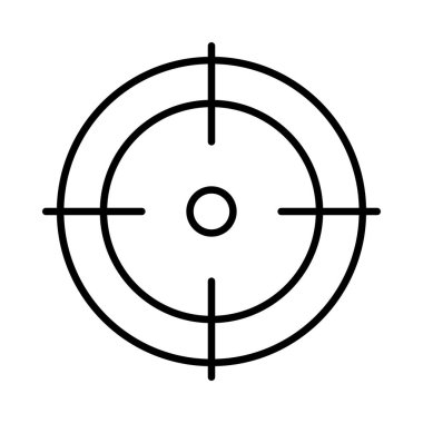 hedef simge vektör illüstrasyonu 