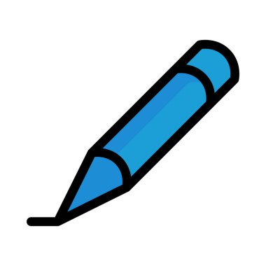 kalem satır simge vektör çizim 