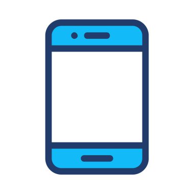 Telefon simgesi vektör illüstrasyonu  