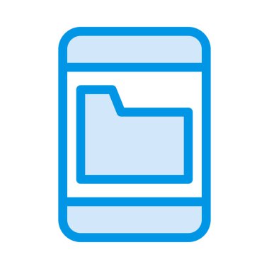 akıllı telefon web simgesi vektör çizimi 