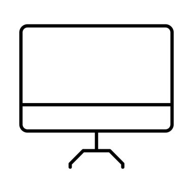 boş sunu kurulu simge vektör çizim 