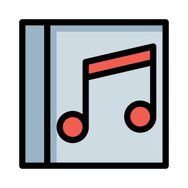 melodi simge vektör çizim 