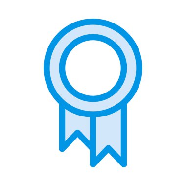 Ödülü düz stil ikonu, vektör çizim 