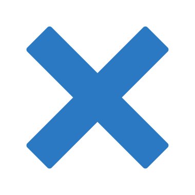 çapraz simge vektör illüstrasyonu 