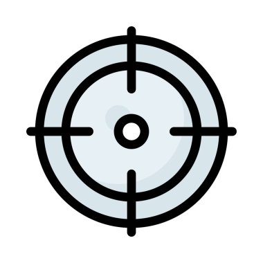 hedef simge vektör illüstrasyonu 