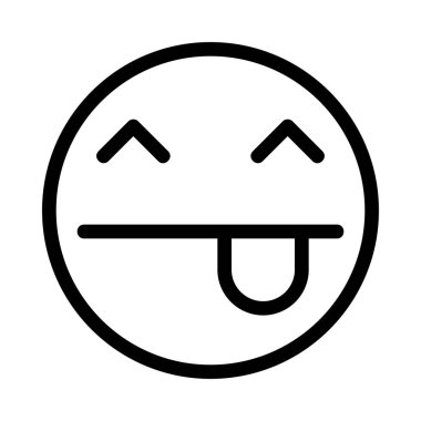 Gülümse ikon vektör illüstrasyonu 