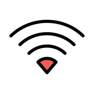 wifi simgesi vektör illüstrasyonu 