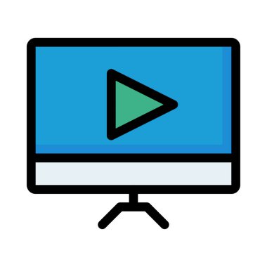 oyuncu simge vektör çizim 