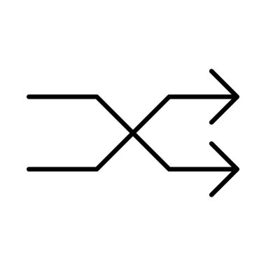 ok simgesi vektör illüstrasyonu 