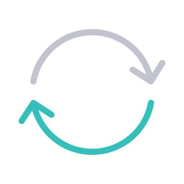 ok simgesi vektör illüstrasyonu 