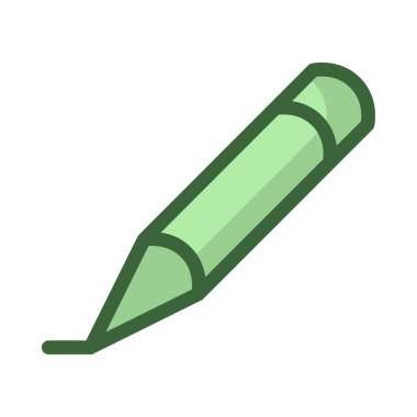 kalem satır simge vektör çizim 