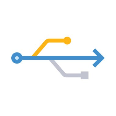 elektrik simgesi vektör illüstrasyonu 